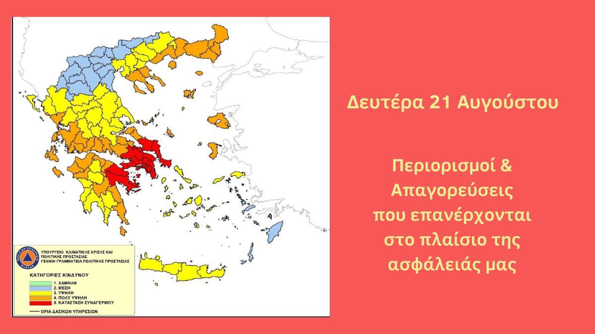 Υψηλός κίνδυνος πυρκαγιάς - Οι περιορισμοί & οι απαγορεύσεις που επανέρχονται