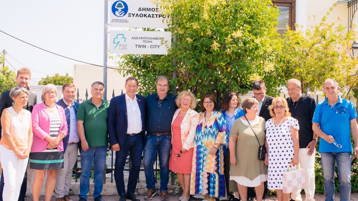 Ένα σημαντικό δώρο για τον Δήμο Ξυλοκάστρου – Ευρωστίνης από τον Δήμο Fürth της Γερμανίας