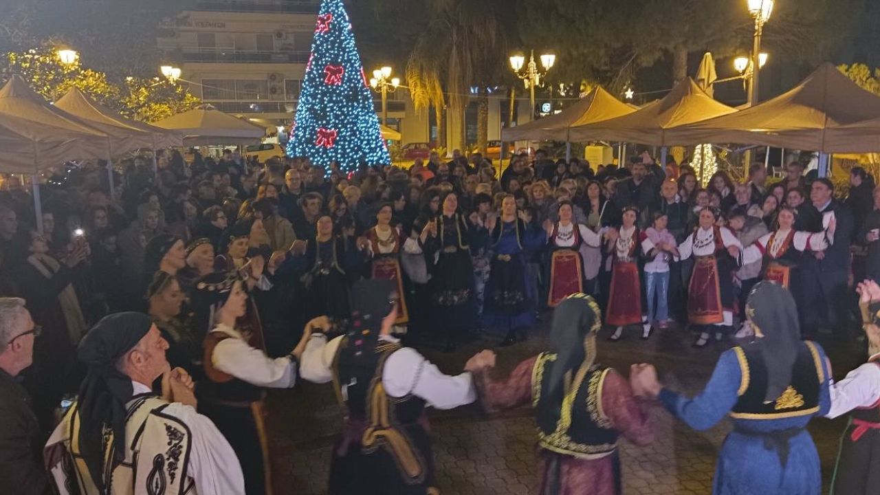 Χριστουγεννιάτικη Εκδήλωση στην Κεντρική Πλατεία Ξυλοκάστρου