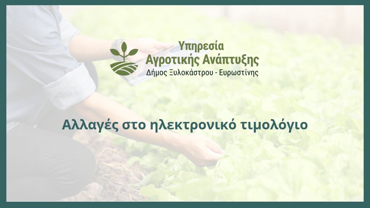 Αλλαγές στο ηλεκτρονικό τιμολόγιο