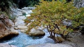 Die Schlucht Agios Loukas