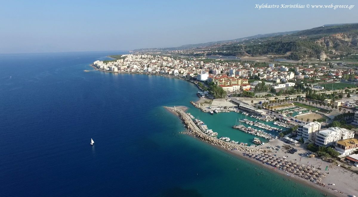 Ξυλόκαστρο - πανοραμική φωτογραφία