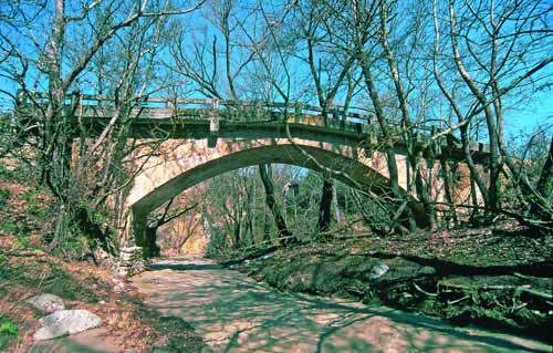 Die Brücke in Xanthochori – Dendrou