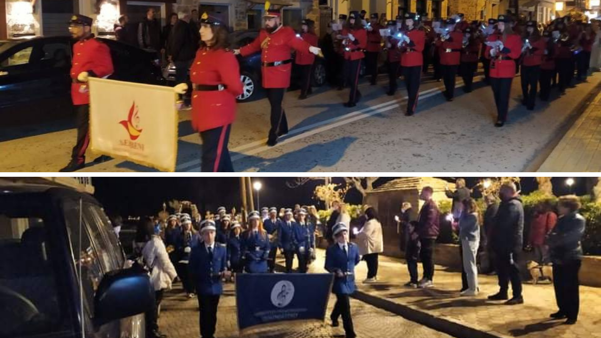 Περιφορά Επιταφίου σε Ξυλόκαστρο και Δερβένι