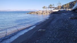 Der Strand Agia Triada